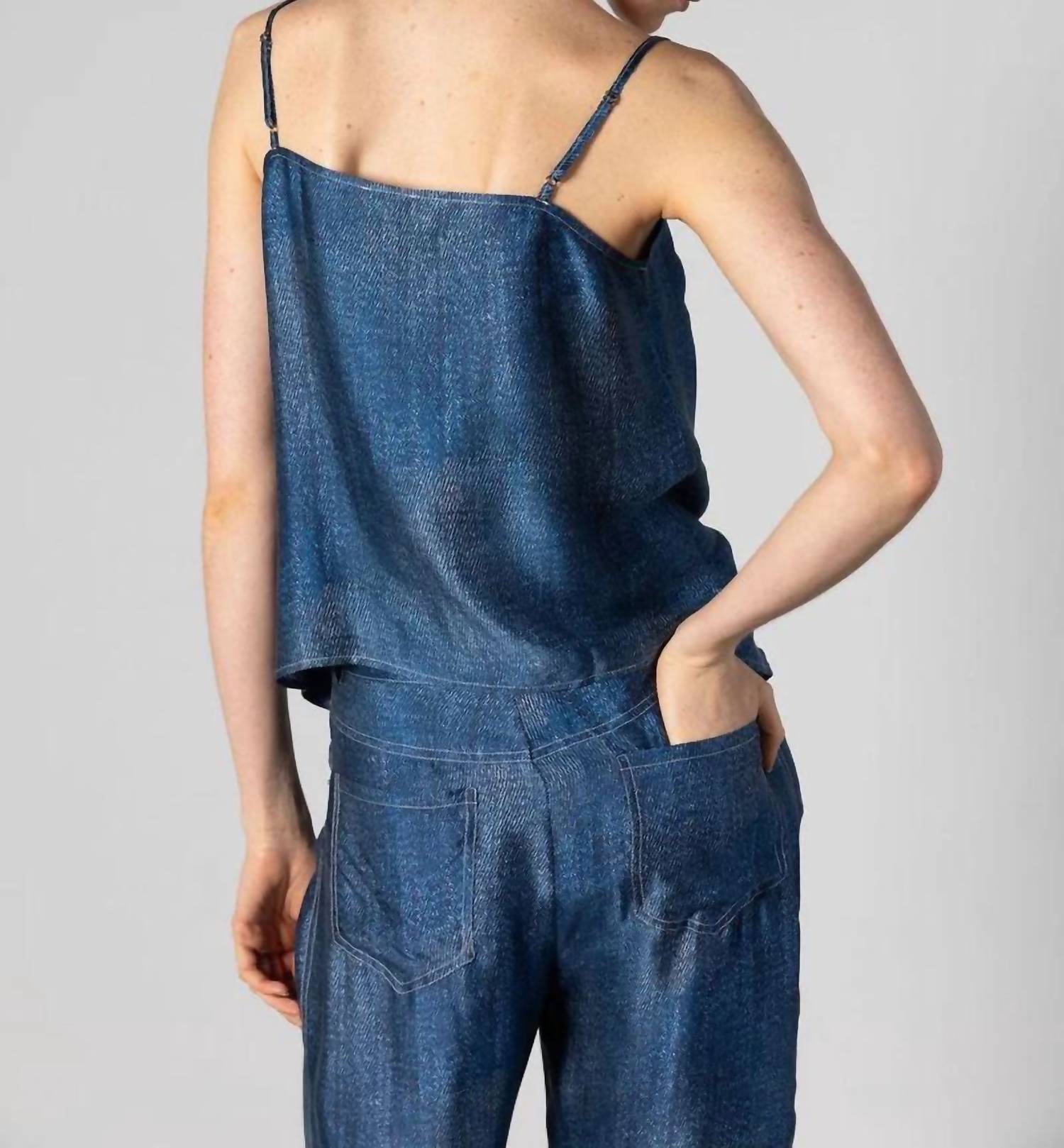 Anaphe - Cult Button Up Silk Camisole Top