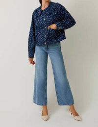 Le Lis - Mckenna Floral Peter Pan Collar Jacket