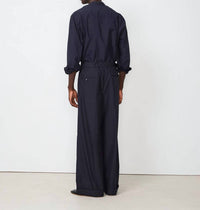 Officine Générale Evans Pants in navy ink - men's pants - detail view