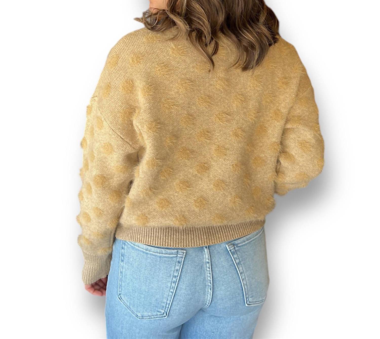 Woven Heart - Spot On Sweater