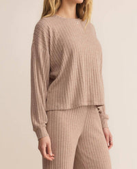 Z Supply - Daydream Rib Long Sleeve Top