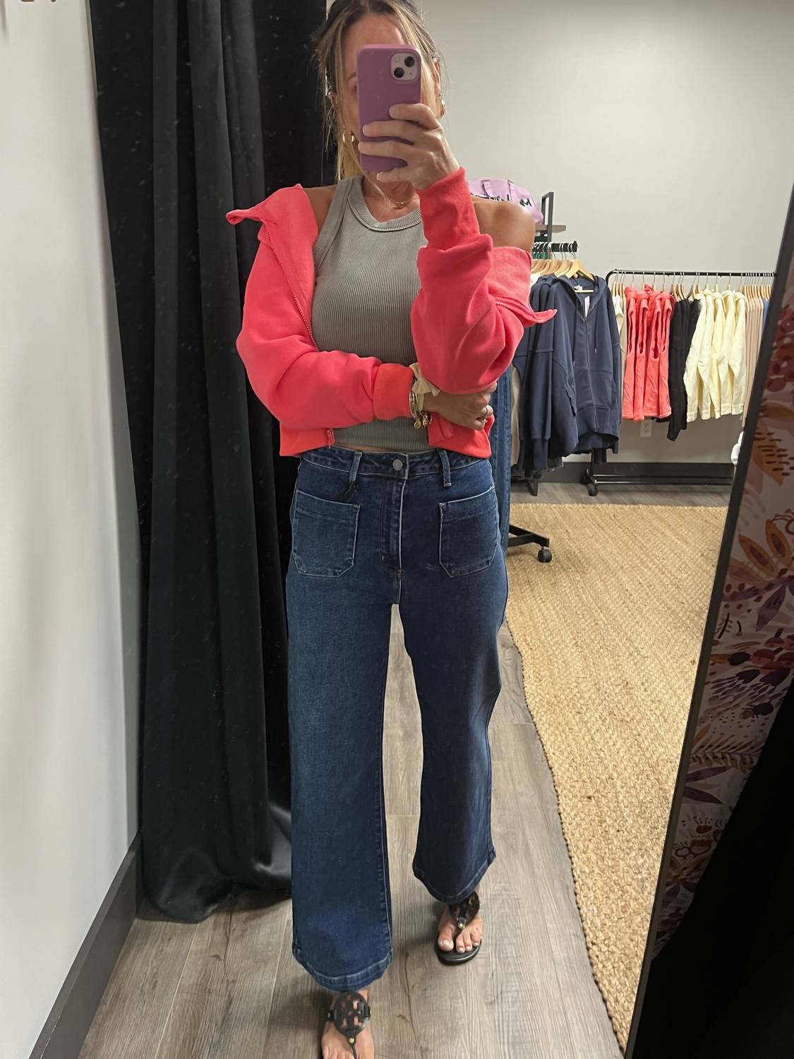 Just Black Denim - Sailor Pocket Wide Leg Jeans