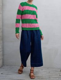 61 Jane - Striped Lightweight Sweater