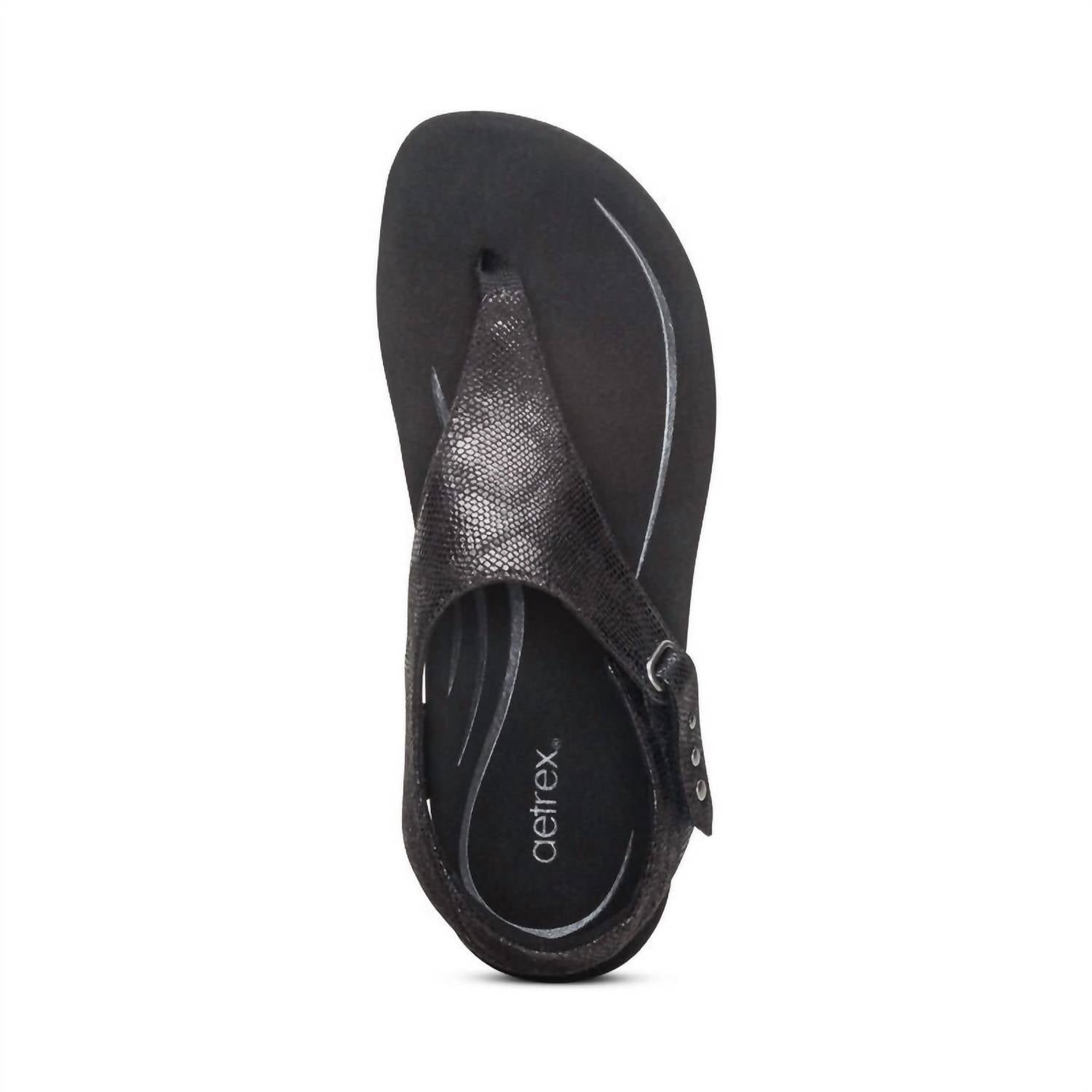 Aetrex - Women's Ellie Toe Post Walking Sandal