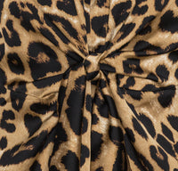 Karmamia Women's Blair Blouse in leopard - women's blouse - alternate view