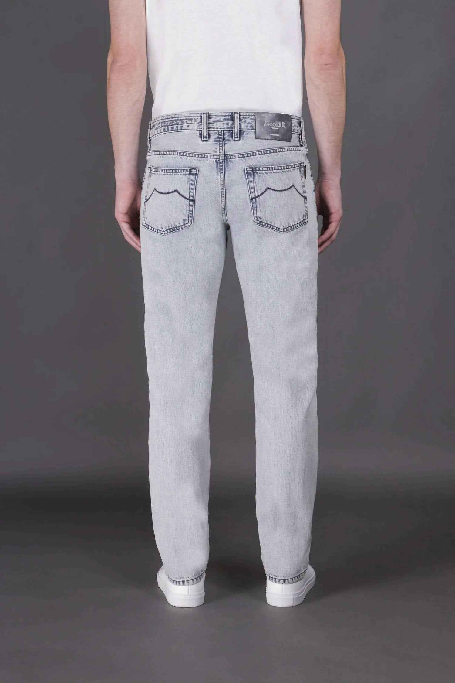 Moorer - Men's Pavel Slim Straight Jeans