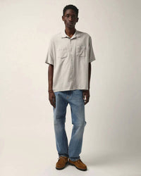 Corridor High Twist Shirt in grey - men's t-shirt - alternate view