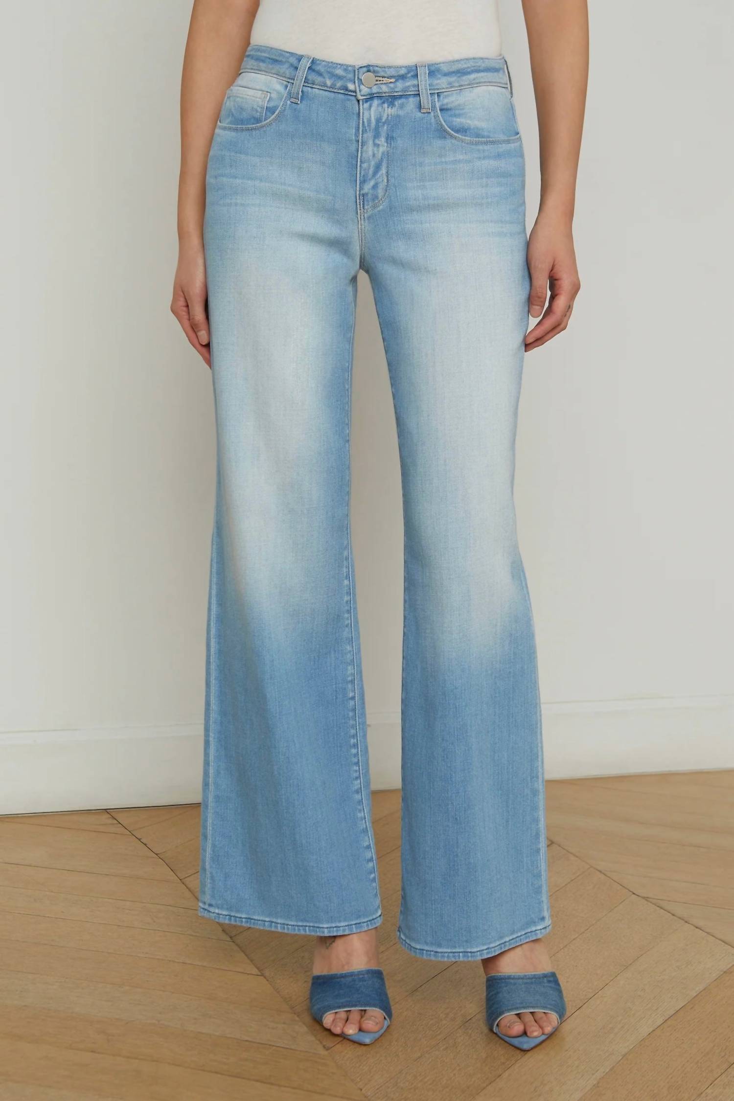 L'Agence - Women's Alicent Wide Leg Jeans