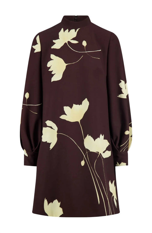 Lela Rose - Women's Floral Printed Crepe Elizabeth Dress