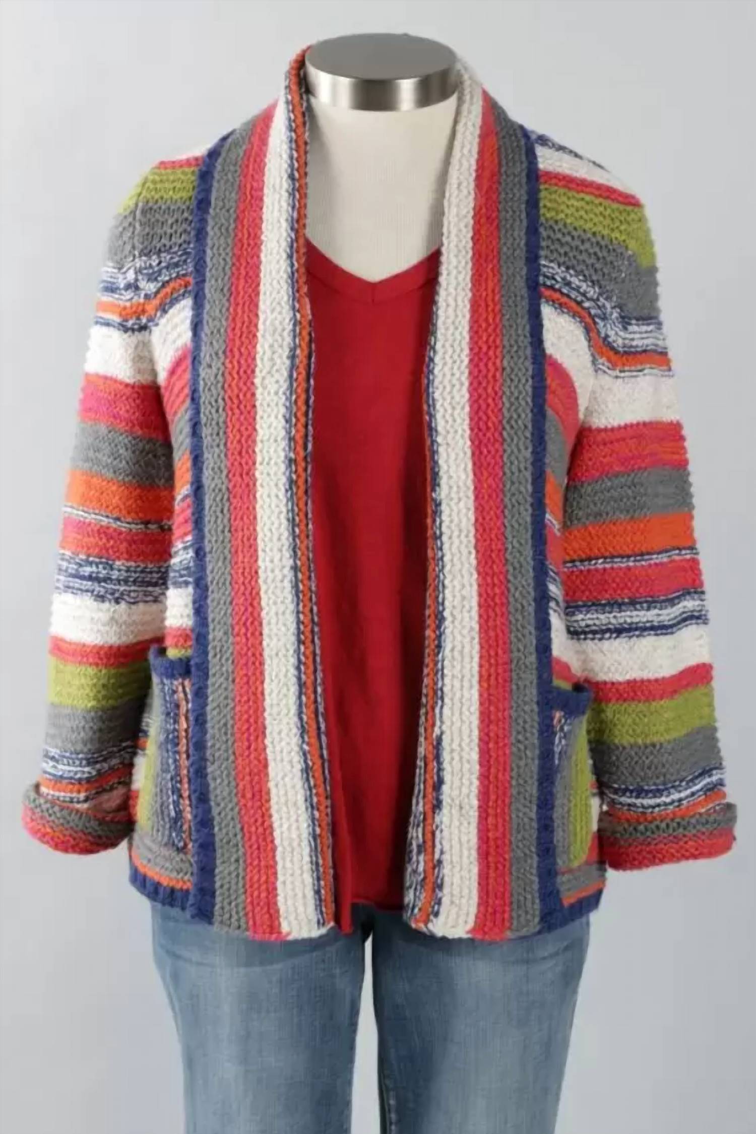 Habitat - Rustic Stripe Cardigan