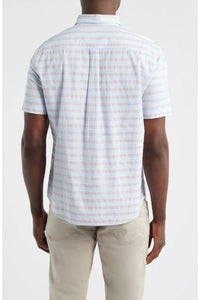 Johnnie-O - Leander Stripe Short Sleeve Button-up Shirt