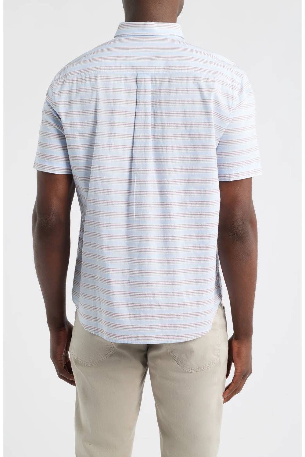 Johnnie-O - Leander Stripe Short Sleeve Button-up Shirt