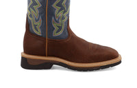 TWISTED X Men's Horseman Soft Toe Boot in navy peanut - men's boots - detail view