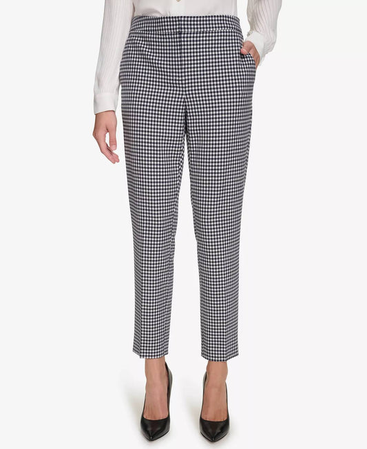 Tommy Hilfiger - Gingham Sloane Mid-rise Pants