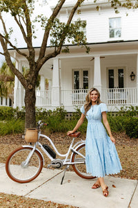 Sail To Sable - Smocked Waist Midi Dress