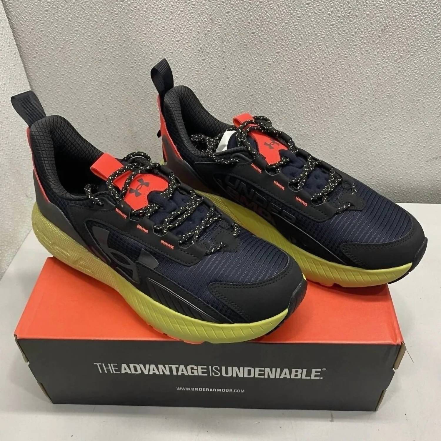 UNDER ARMOUR Men's Hovr Mega 2 Running Shoes in black 1 - men's sneaker