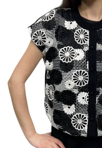 Mosaic - Floral Lace Vest
