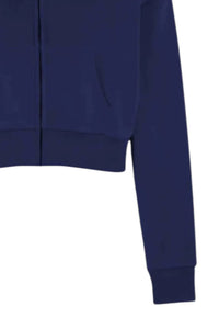 Katie J Nyc - Girl's Tween Dylan Zip Cropped Hoodie