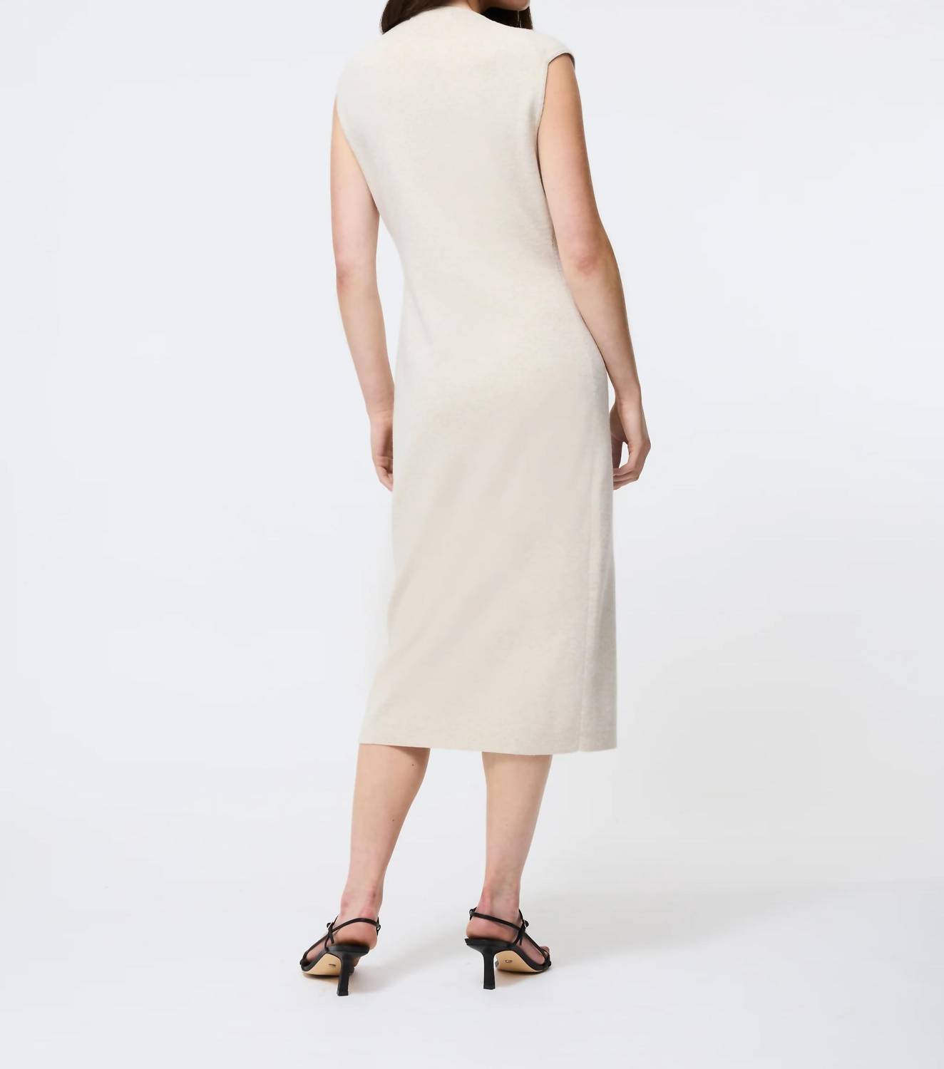 French Connection - Marley Knit Buttondown Midi Dress