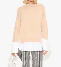 Simon Miller - Pip Poplin Combo Sweater