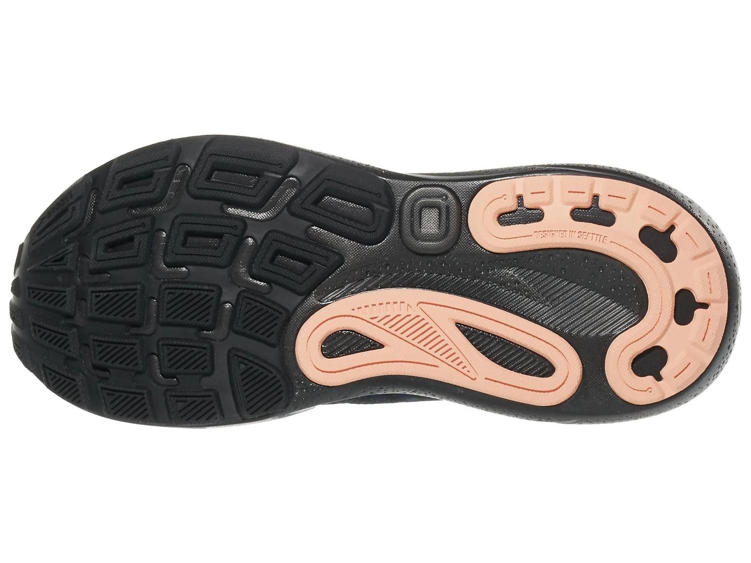 BROOKS Women's Adrenaline Gts 24 Peach Shoes in black peacoat - women's sneaker - view 5
