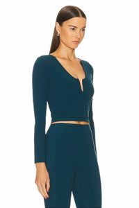 Bandier - Deep V-neck Top