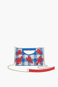 America & Beyond - Women's Coastal Claw Beaded Clutch