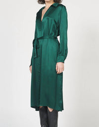 DEAR JOHN DENIM Galina Dress in rainforest - women's dress - detail view