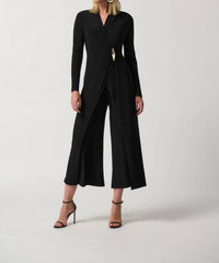 Joseph Ribkoff - wrap culotte jumpsuit