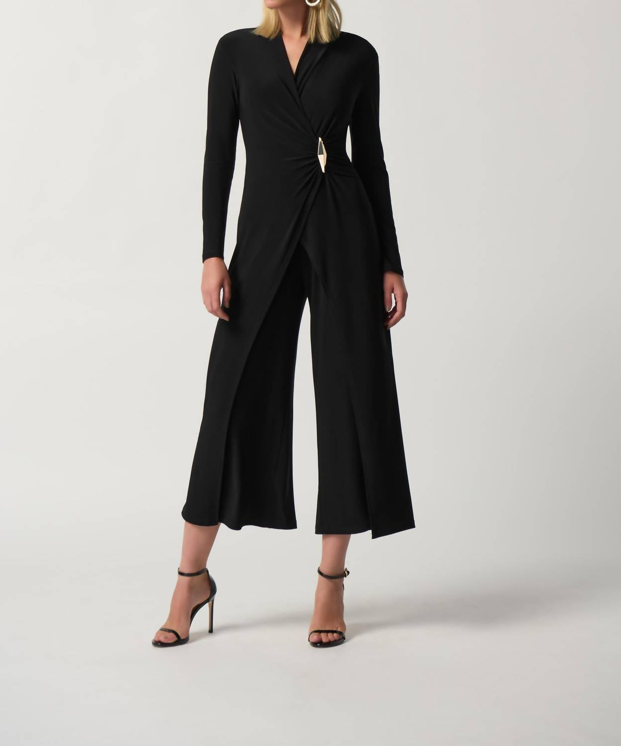 Joseph Ribkoff - wrap culotte jumpsuit