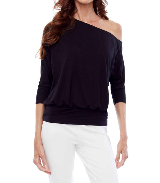 OFF THE SHOULDER 3/4 SLEEVE TOP