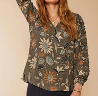 Spartina 449 - Willenna Ruffle Blouse