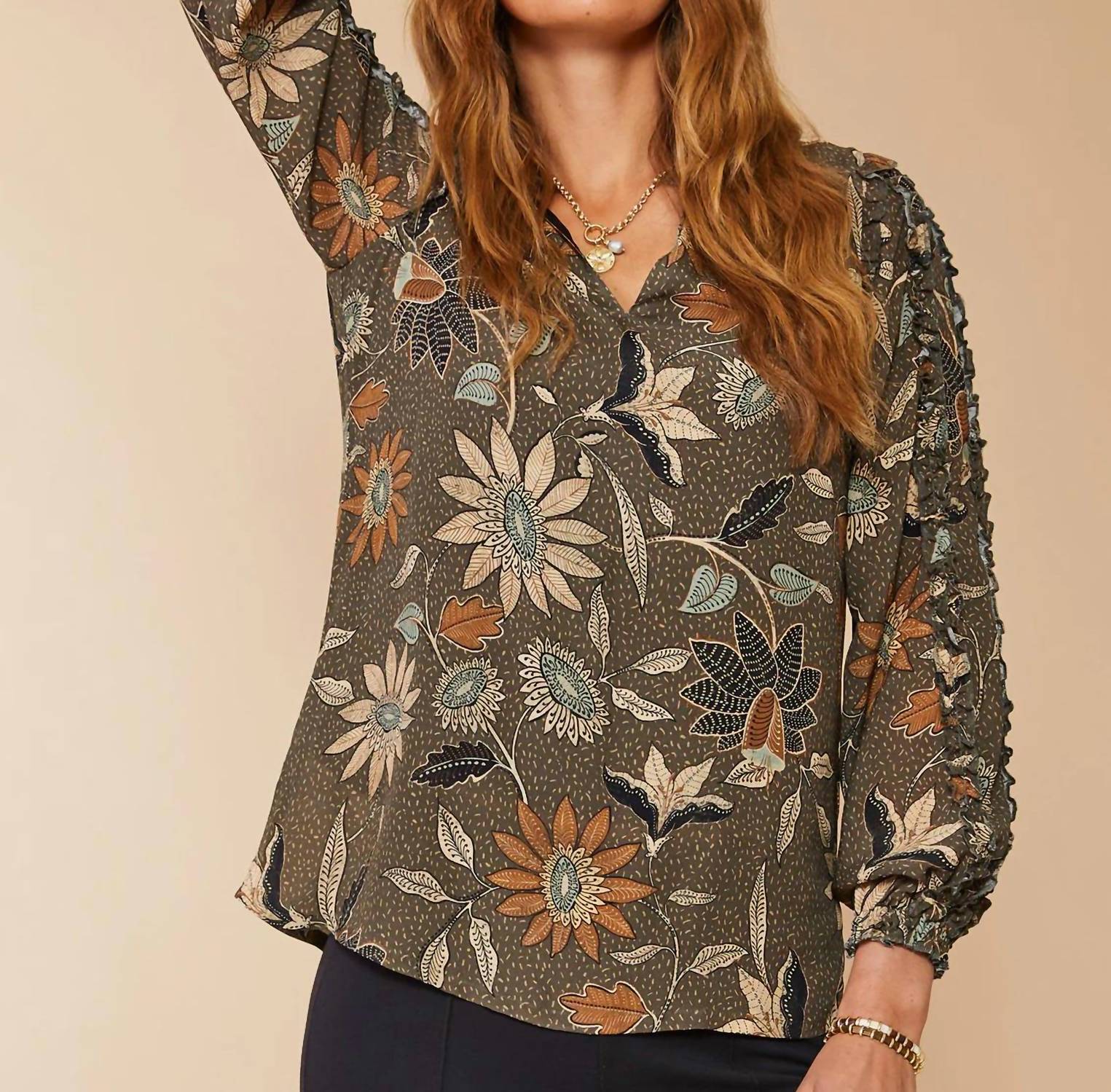 Spartina 449 - Willenna Ruffle Blouse