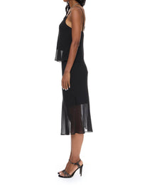 LUCY PARIS Masa Rhinestone Skirt in black - women's skirt - alternate view