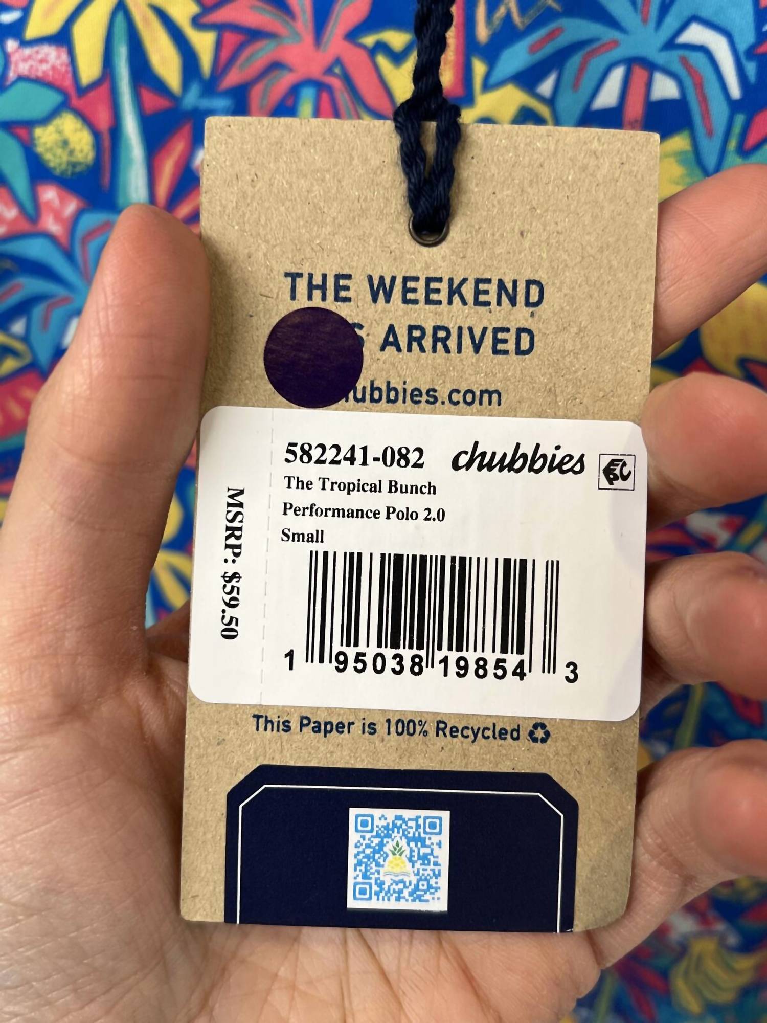Chubbies - Men's The Tropical Bunch Performance Polo