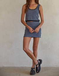 By Together - Knit Sweater Striped Sleeveless Tank Top