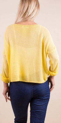 Gigi Moda - Caprice Scoop Neck Textured Sweater