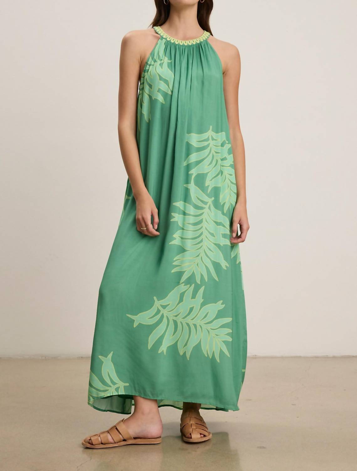 Velvet By Graham & Spencer - Odessa Palmetto Print Dress