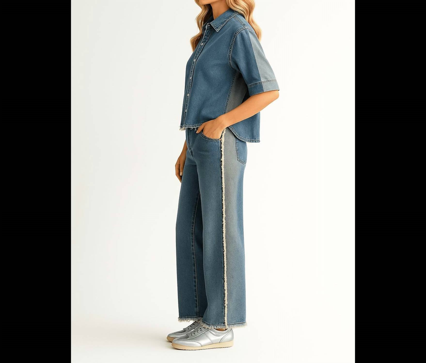 Joh Devin Pants in denim - women's pants - view 6