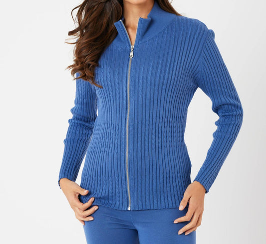 French Kyss - Braided Zip Up Jacket