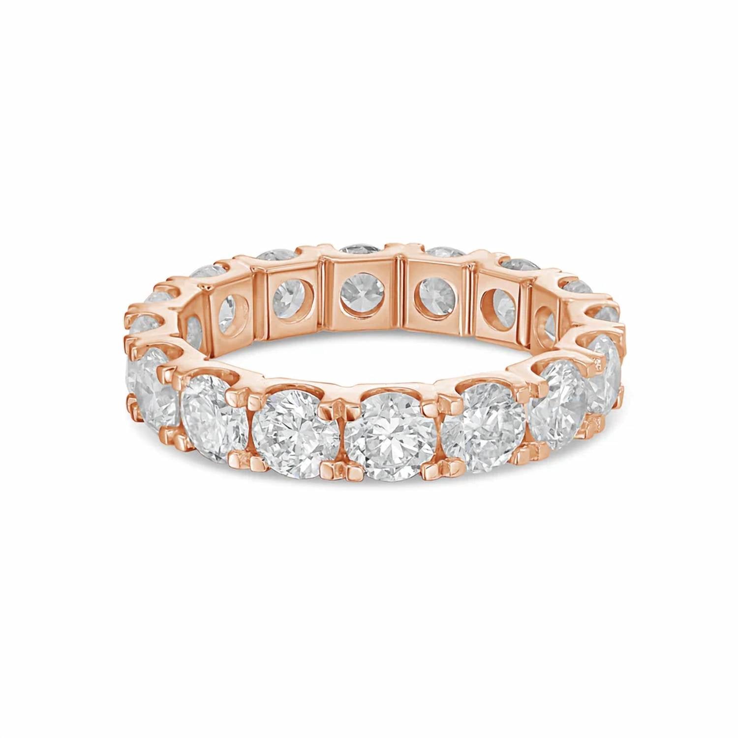 Diana M Jewels - Women's Round Lab-Grown Diamond Eternity Band (2.00 Ct) - Classic