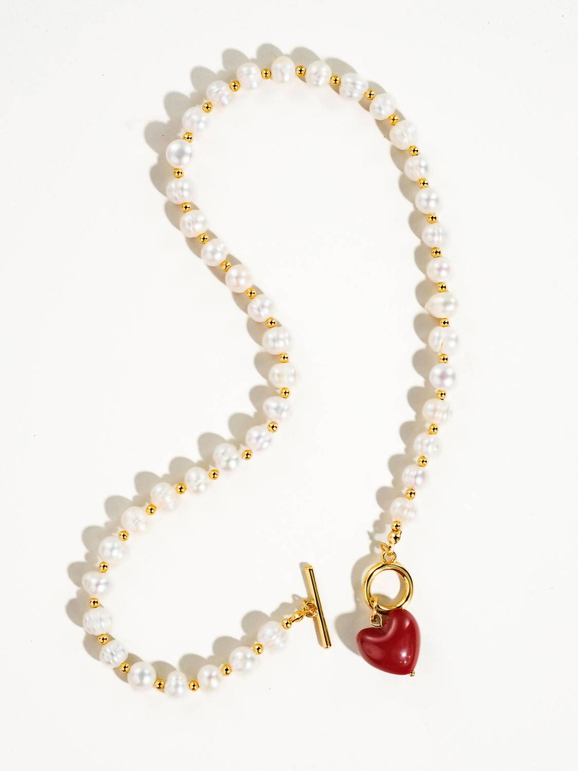 Flanerie By Maiq - Women's Wren Vintage Pearl Heart Necklace