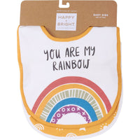 Primitives By Kathy - You Are My Rainbow Baby Bib Set