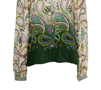 Imprevu - Paisley Print Button Down Blouse