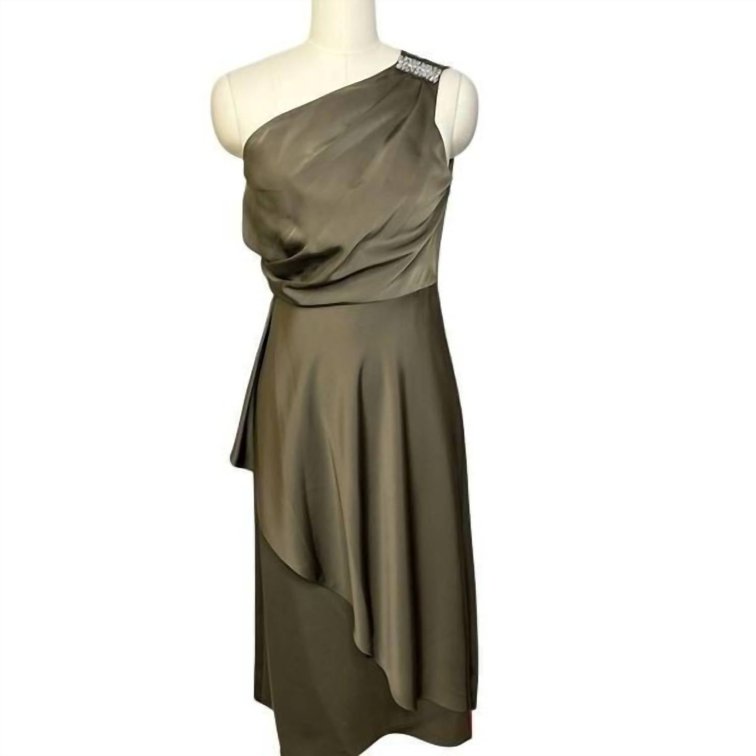 Sachin & Babi - Evangeline One Shoulder Midi Dress