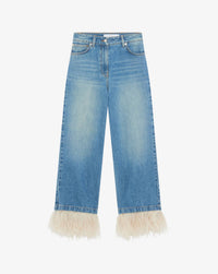 Iro - Straight Feathered Jeans
