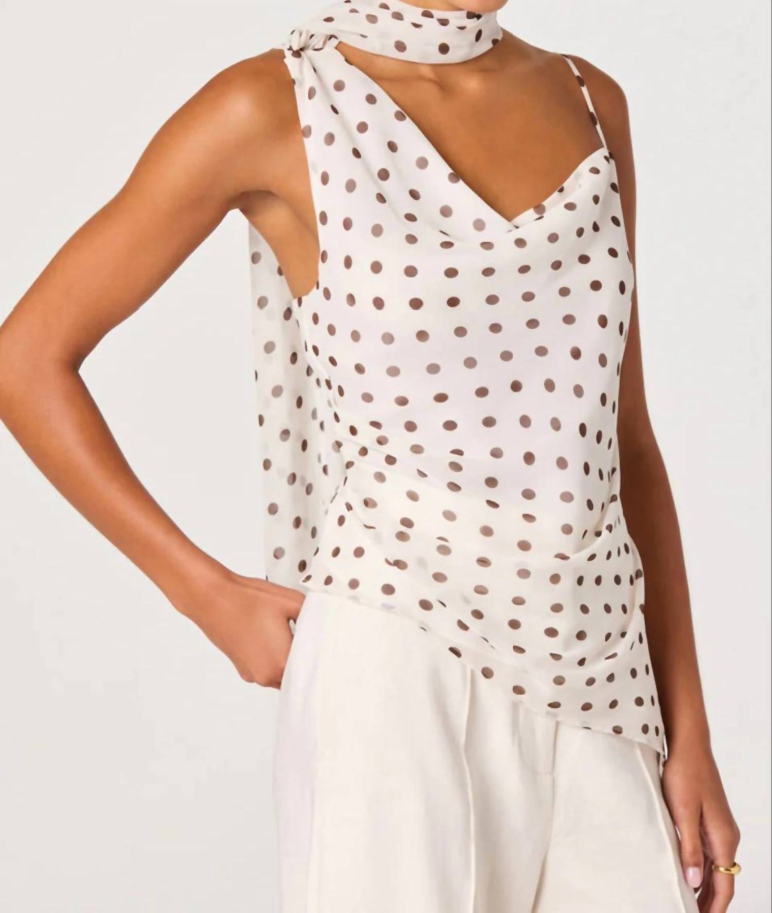 Astr - Adrie Scarf Top