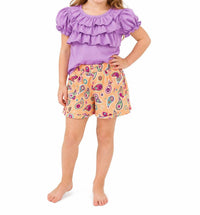 Pete + Lucy - Girls Paisley Short Set
