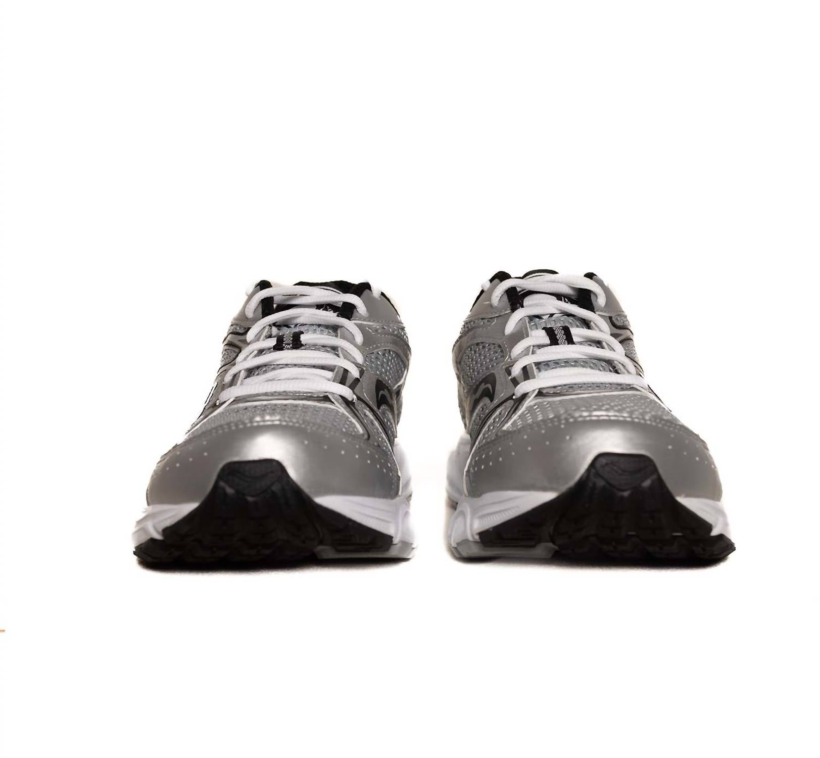 SAUCONY Men's Ride Millennium Shoes in silver black - men's shoe - alternate view
