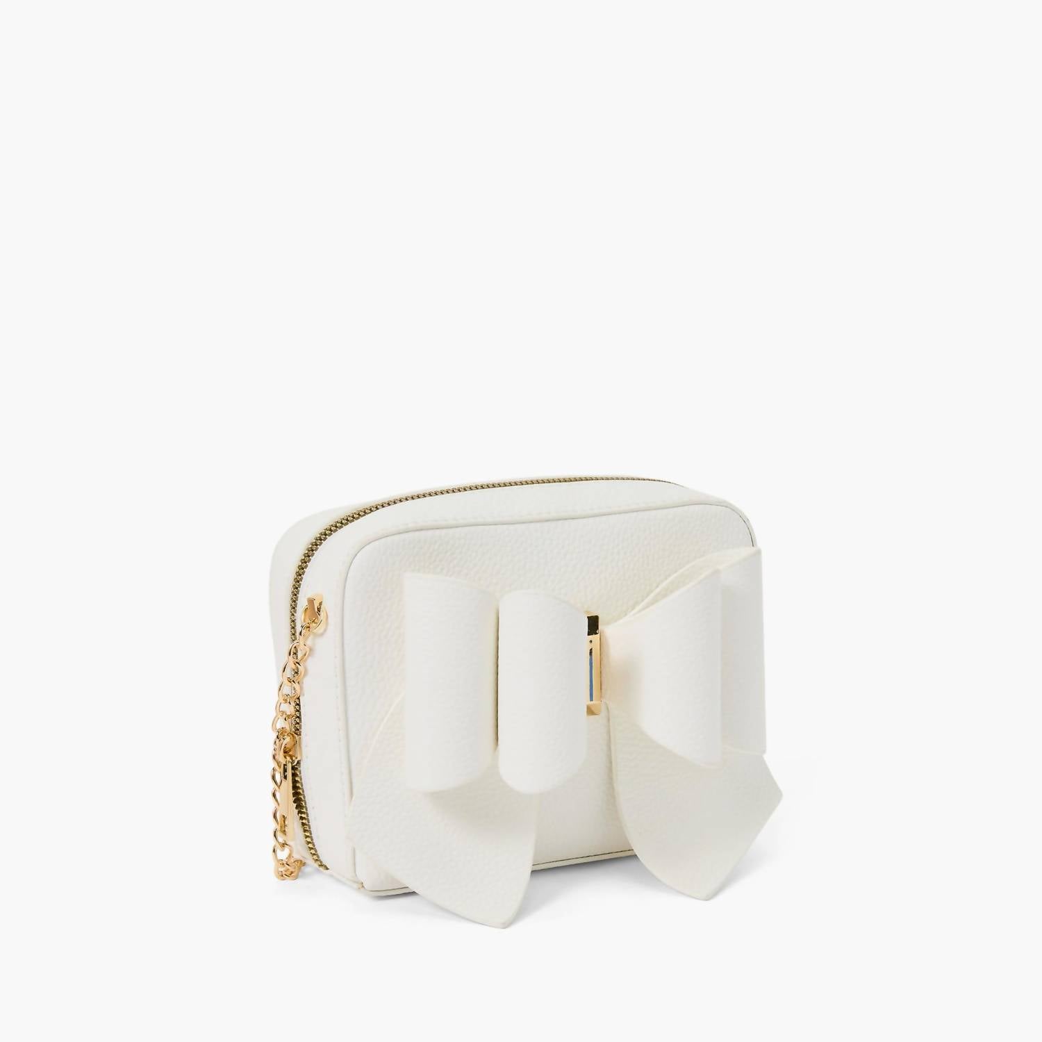 Like Dreams - Women's Mini Boxy Bow Vegan Crossbody Bag